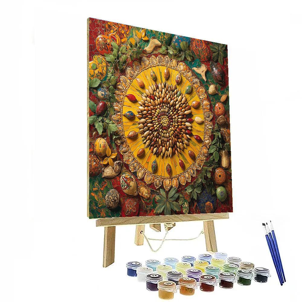 Frida Kahlo Inspired Altar Of Seeds Paint by numbers art