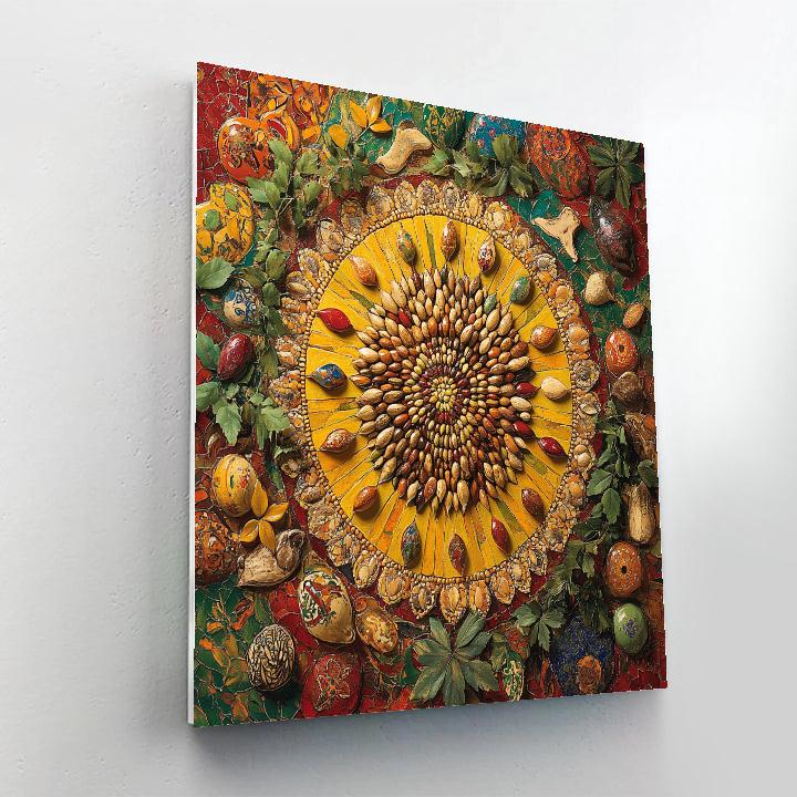 Frida Kahlo Inspired Altar Of Seeds Paint by numbers art