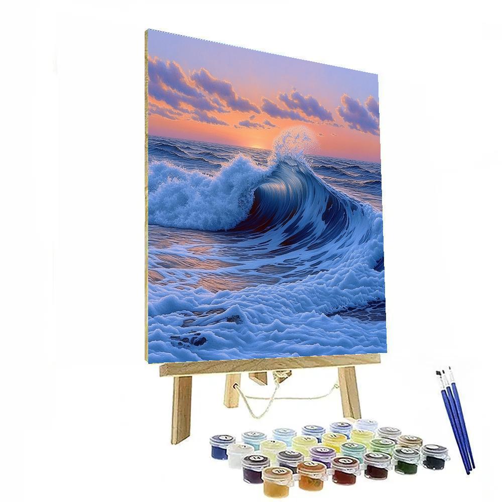 Michelangelo Inspired Dawn Over The Ocean Painting by numbers kit