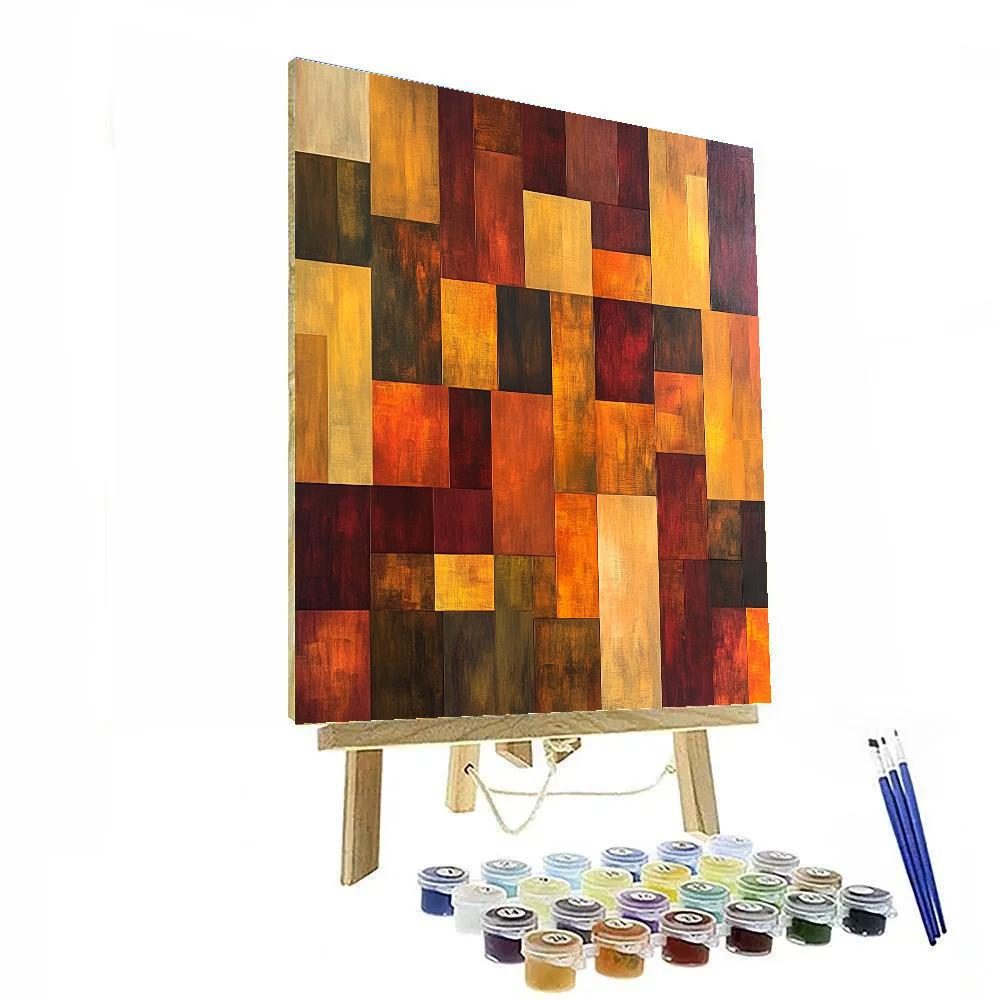Mark Rothko Inspired Autumnal Resonance painting number kit