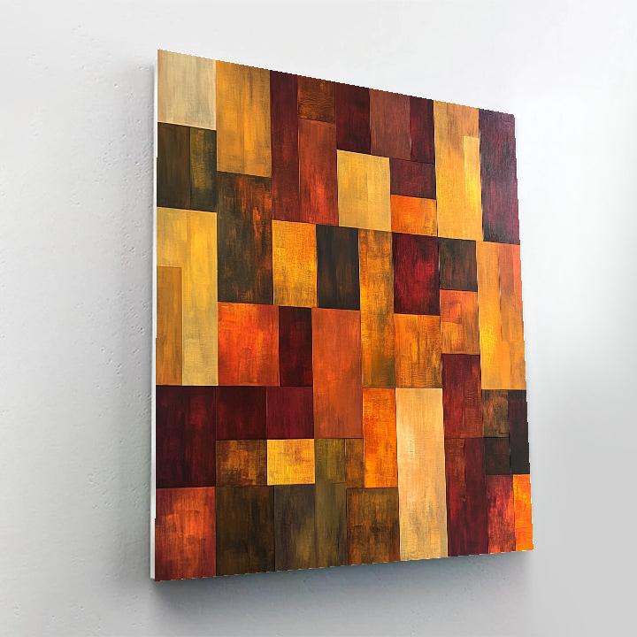 Mark Rothko Inspired Autumnal Resonance painting number kit