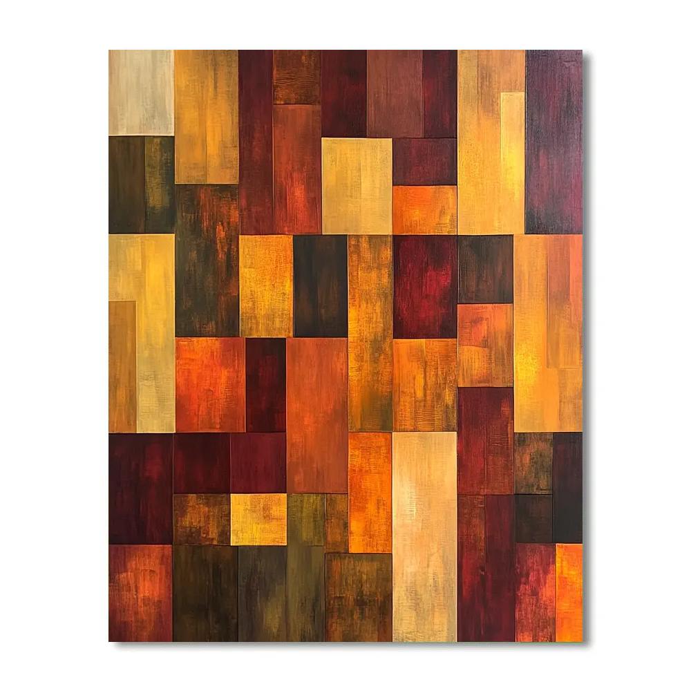 Mark Rothko Inspired Autumnal Resonance painting number kit