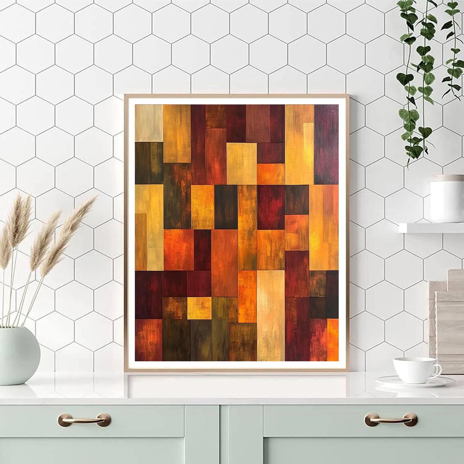 Mark Rothko Inspired Autumnal Resonance painting number kit
