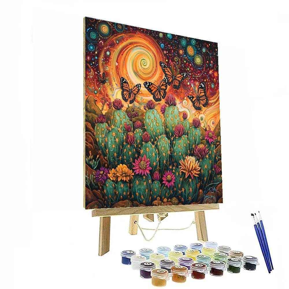 Frida Kahlo Inspired Symbolic Resilience Number painting