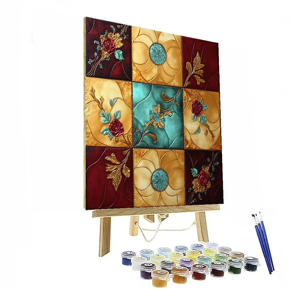 Gustav Klimt Inspired Mosaic Of Memory Painting by numbers kit