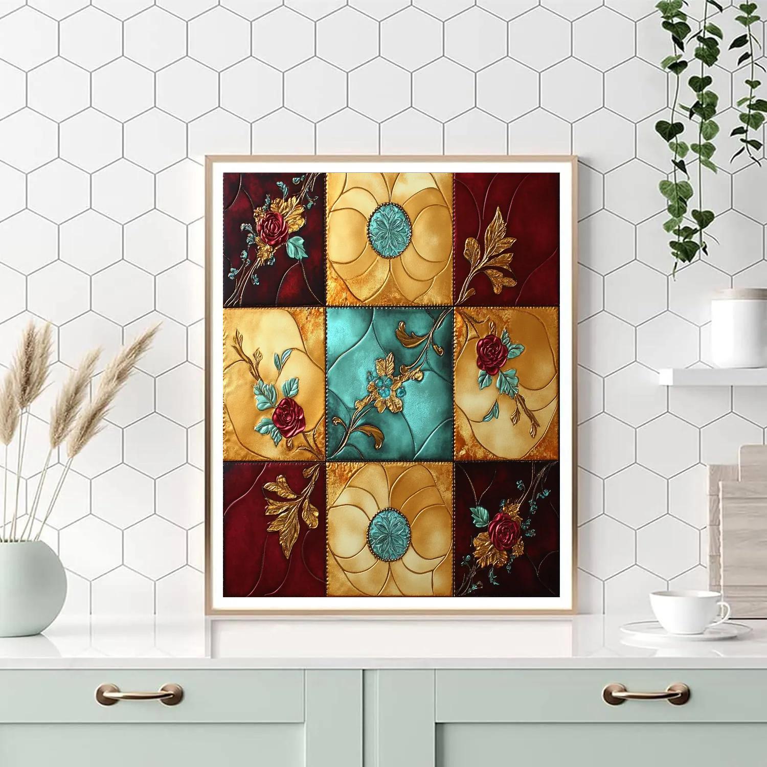 Gustav Klimt Inspired Mosaic Of Memory Painting by numbers kit