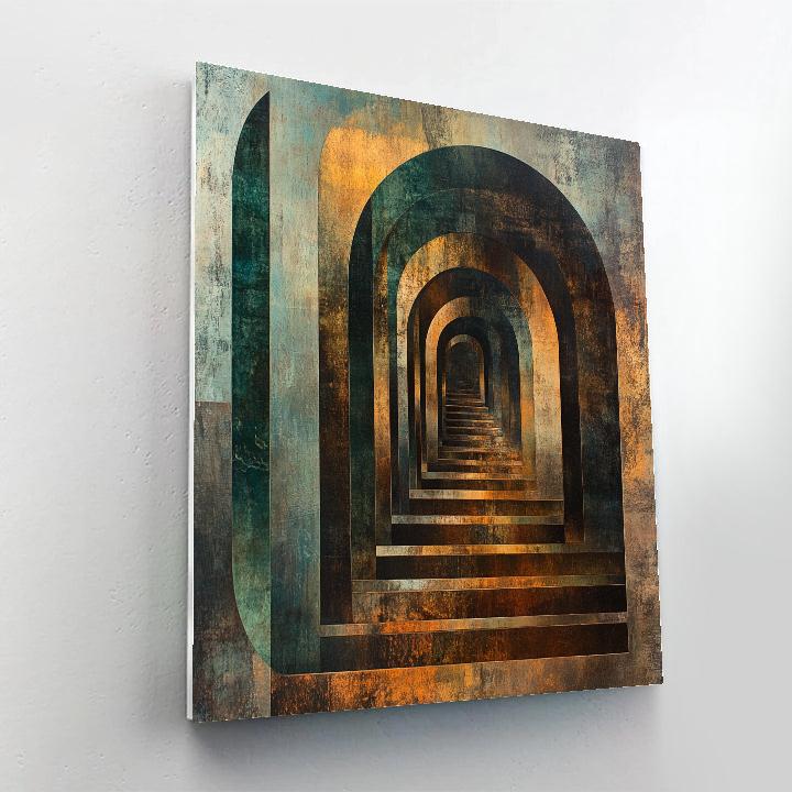 Max Ernst Inspired Subterranean Symphony DIY paint by numbers