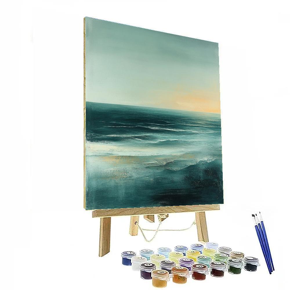 Max Ernst Inspired Oceanic Memory Numbered painting kits