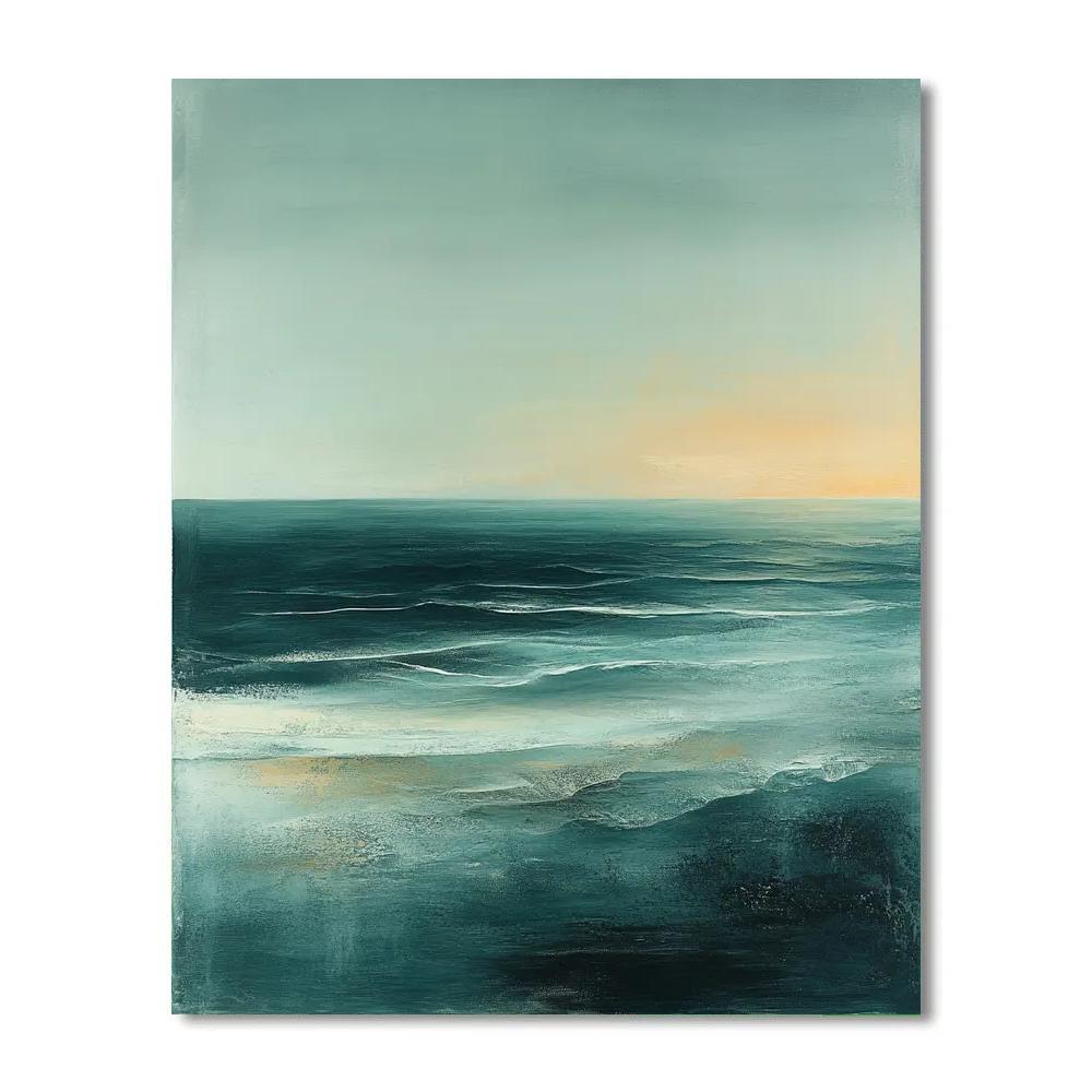 Max Ernst Inspired Oceanic Memory Numbered painting kits