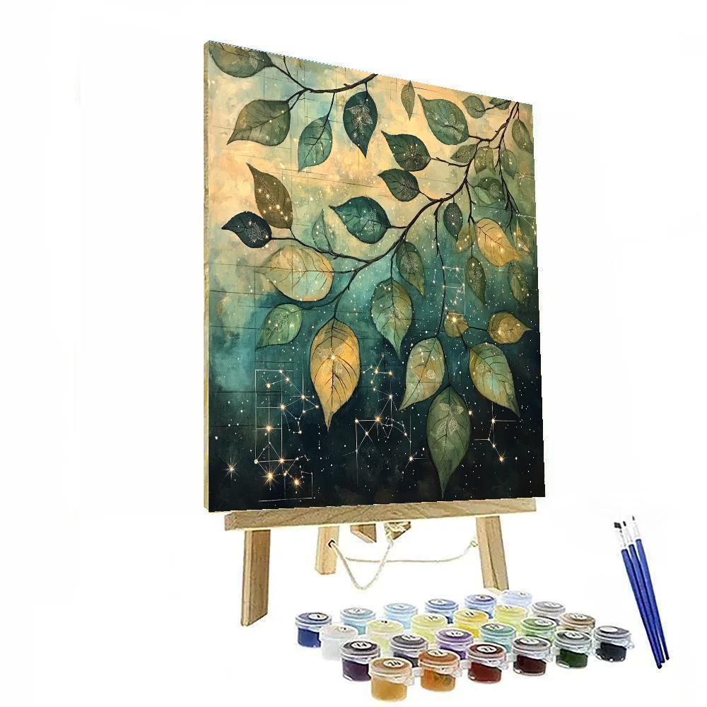 Max Ernst Inspired Celestial Herbarium Numbered painting kits