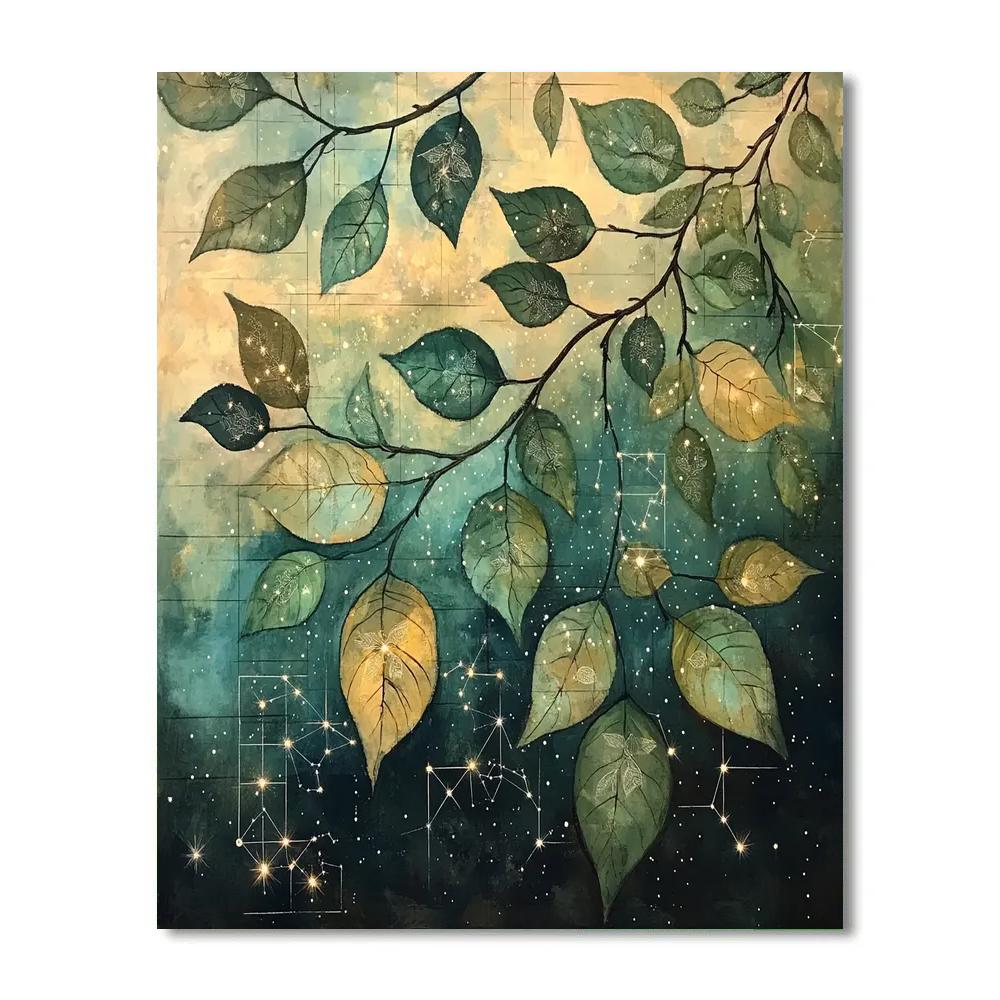 Max Ernst Inspired Celestial Herbarium Numbered painting kits
