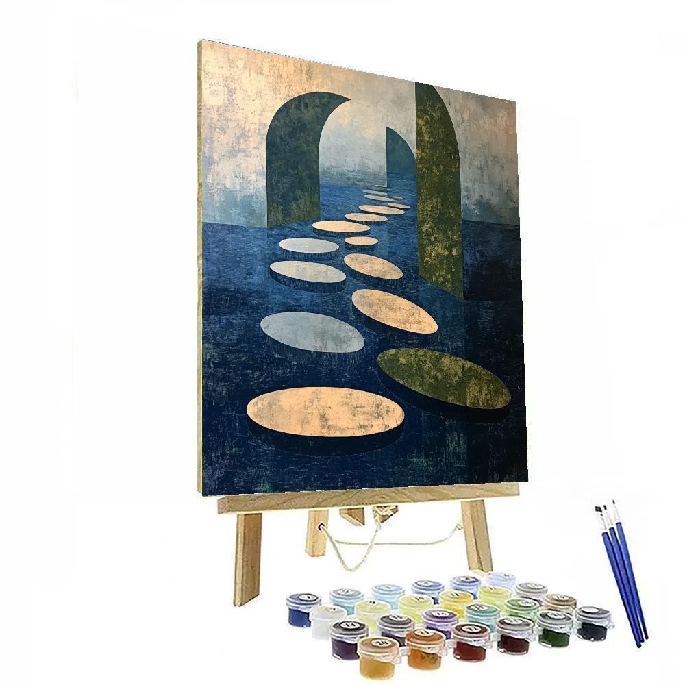 Max Ernst Inspired Chrono-Archipelago Numbered painting kits