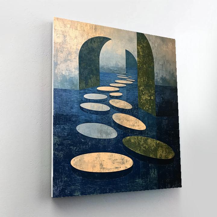 Max Ernst Inspired Chrono-Archipelago Numbered painting kits