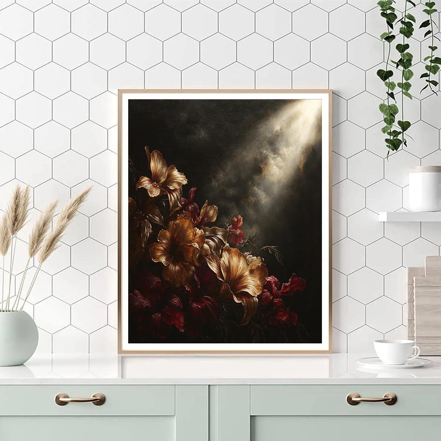 Caravaggio Inspired Tenebristic Floral Decay Painting by numbers kit