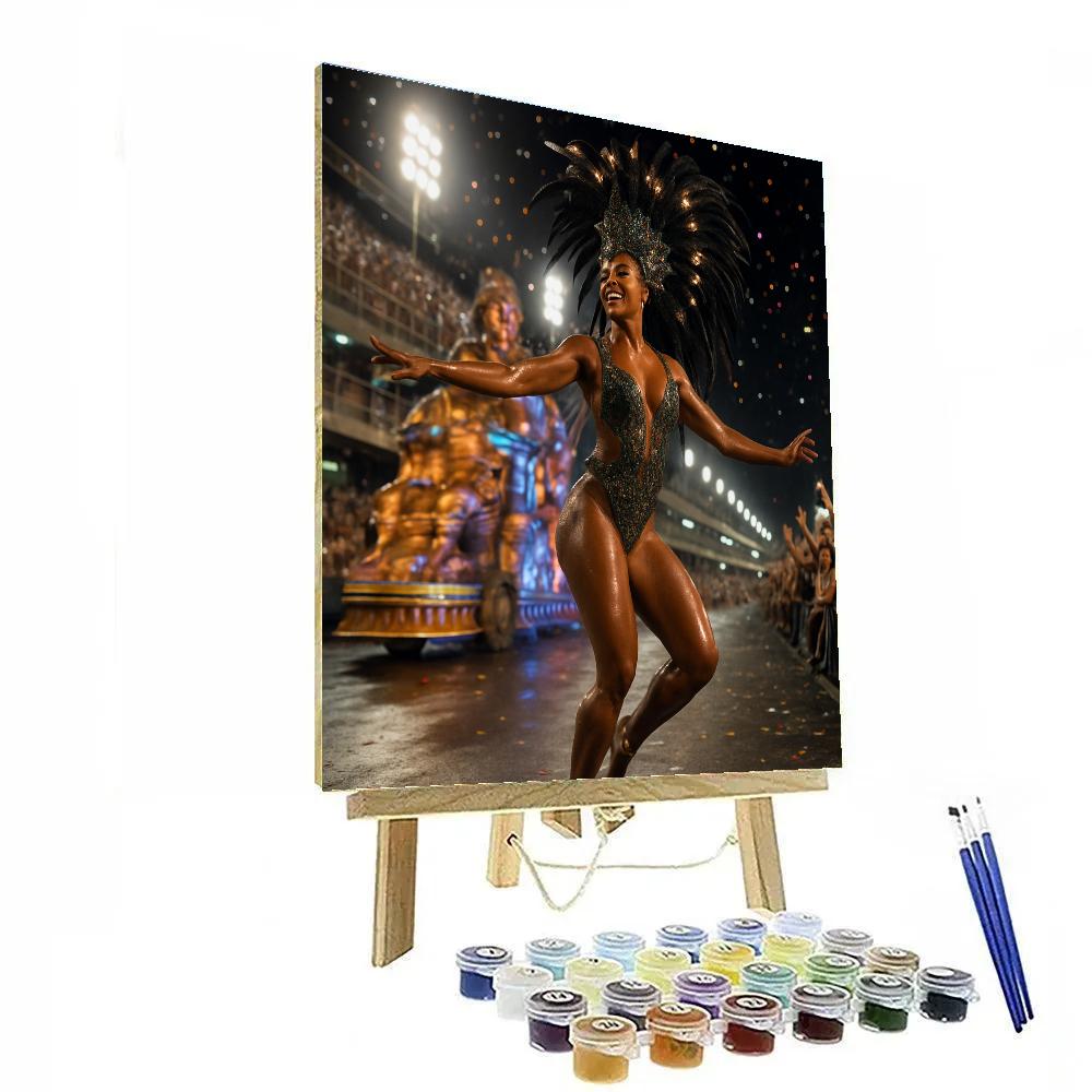 Rio Carnival Samba Lead Dancer Number painting