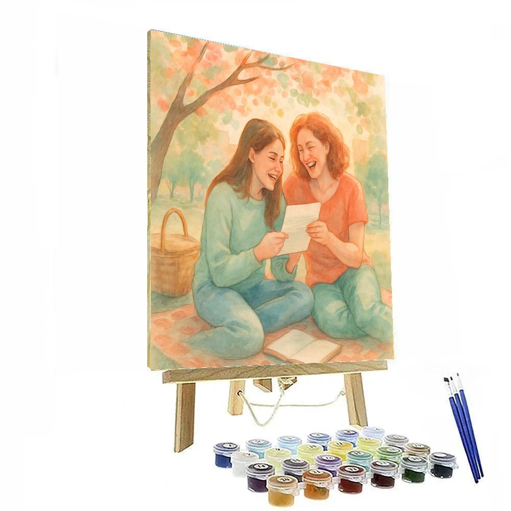 Picnic Blanket Confidences paint by number