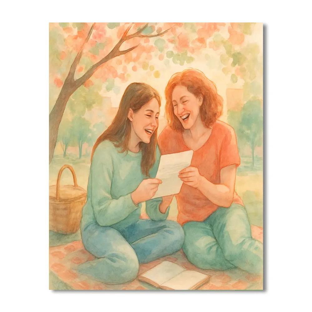 Picnic Blanket Confidences paint by number