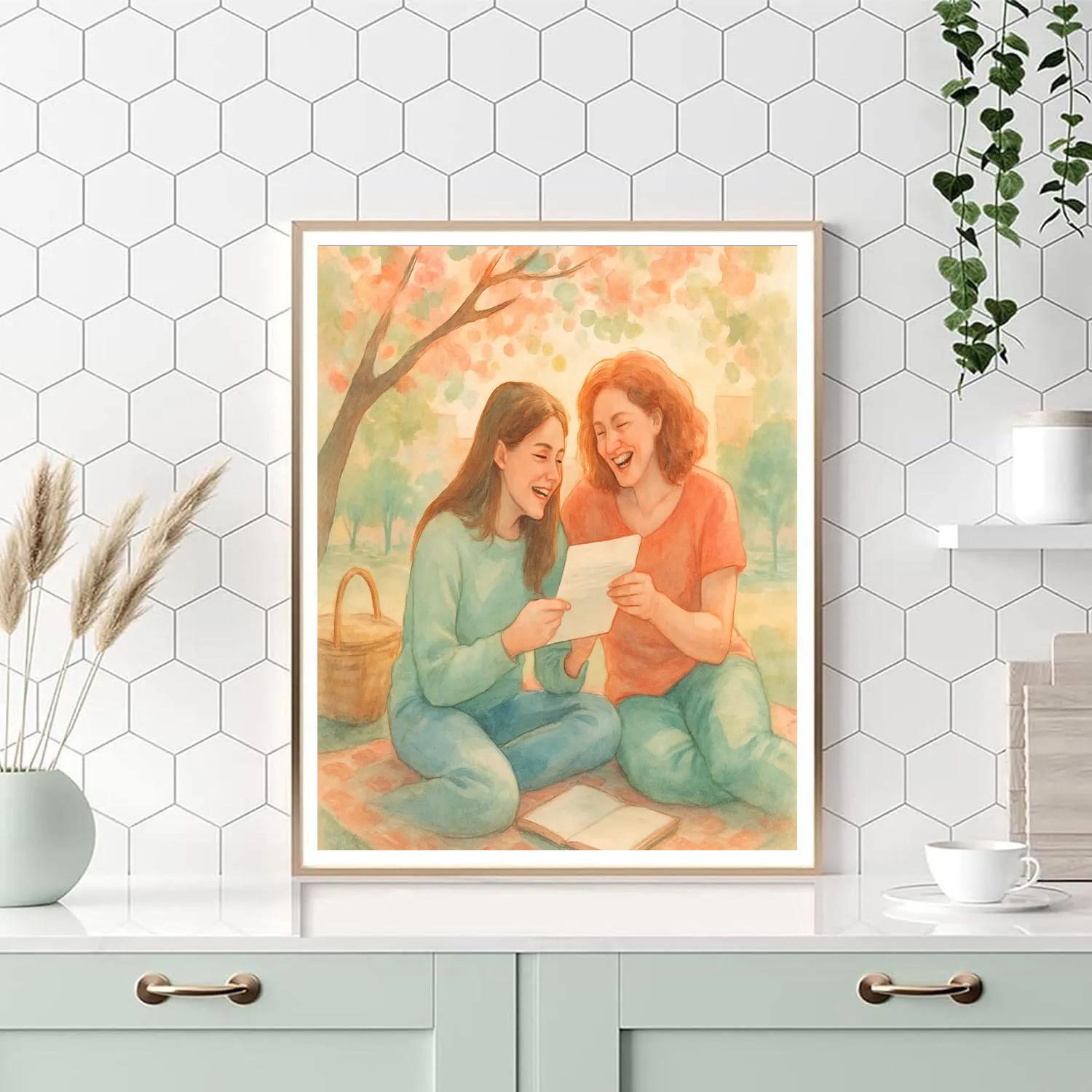 Picnic Blanket Confidences paint by number