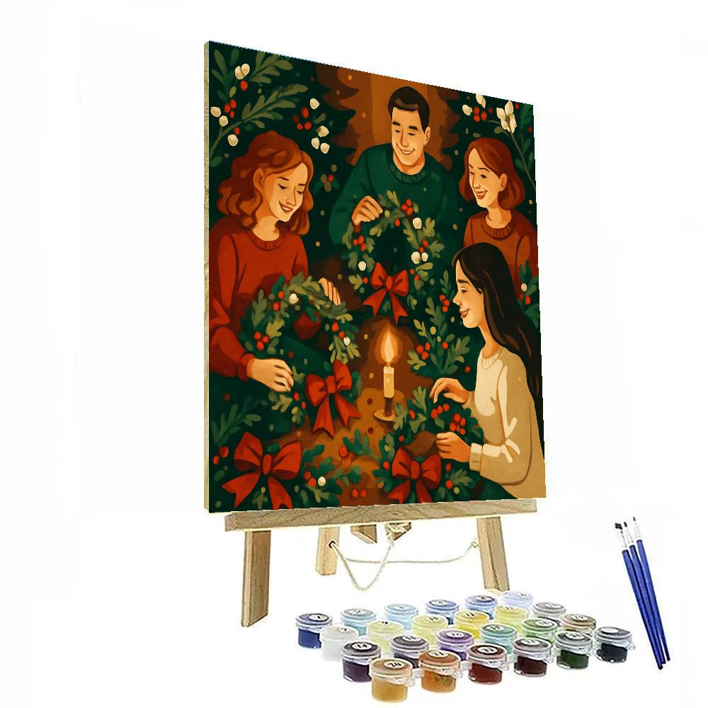 Wreathmakers Circle paint by numbers