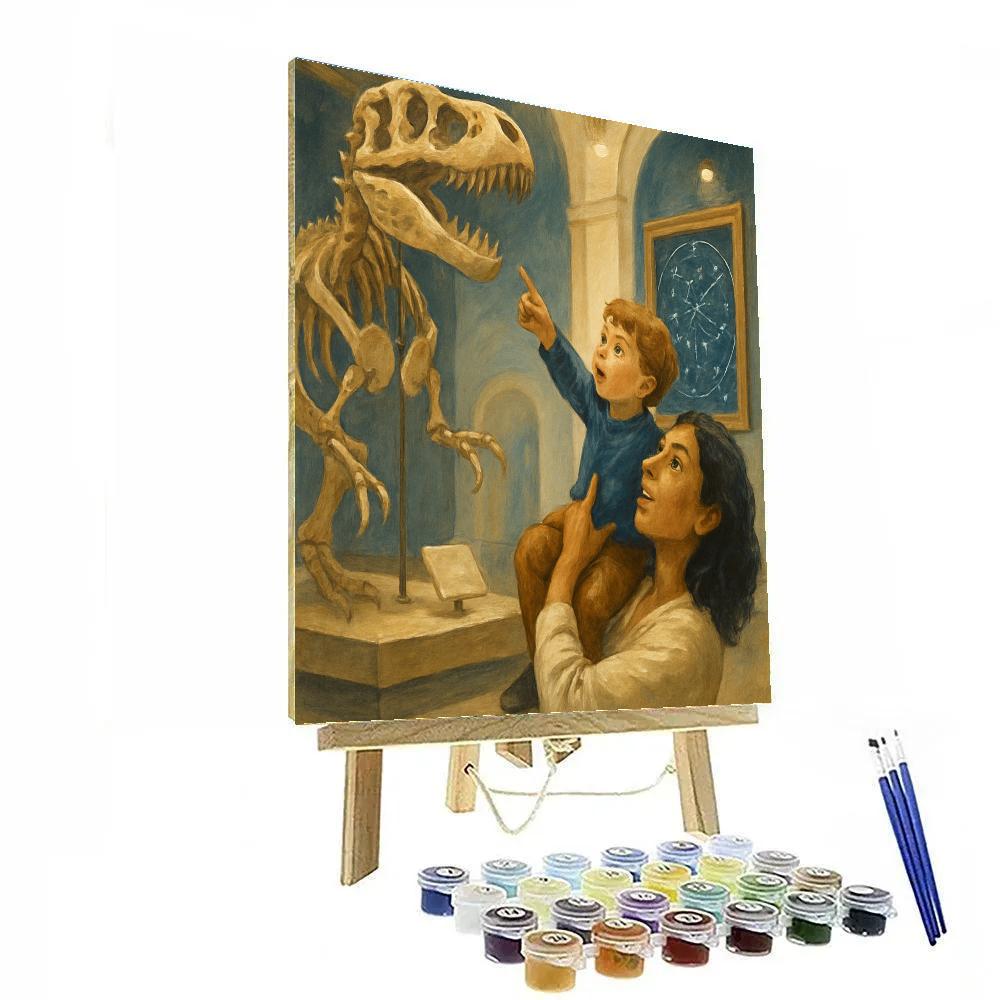 Museum Day Discovery Number painting