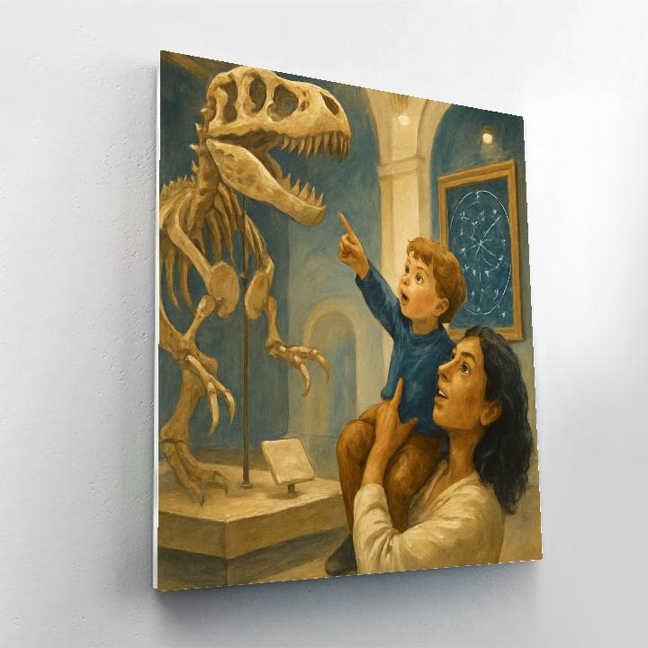 Museum Day Discovery Number painting