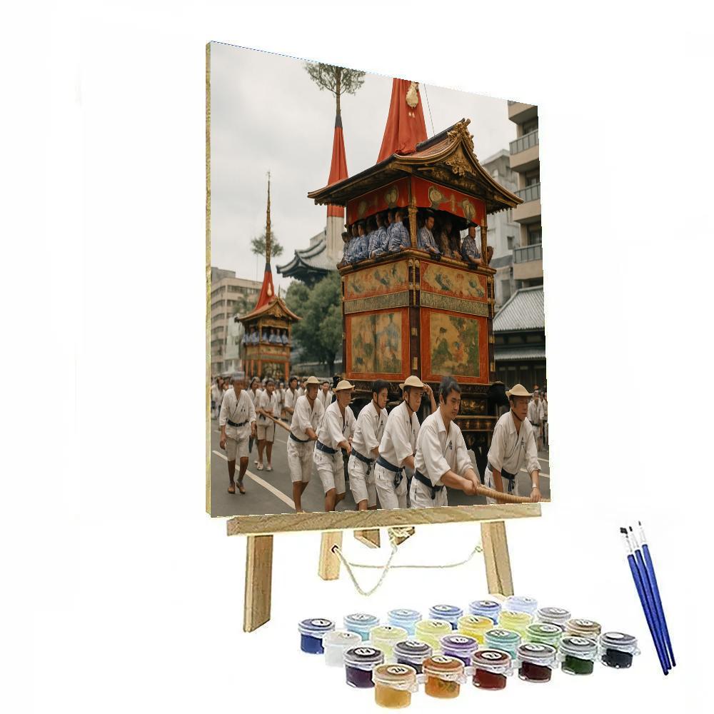 Gion Matsuri Yamaboko Float Parade painting number kit