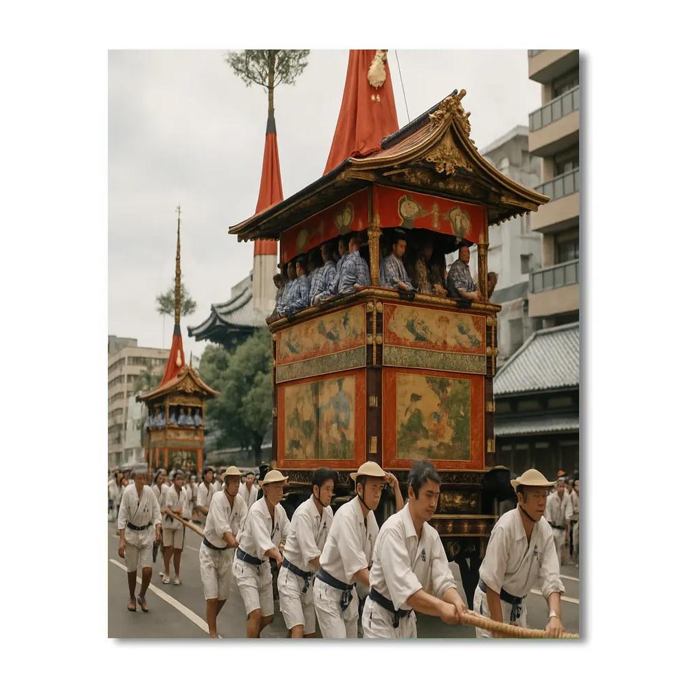Gion Matsuri Yamaboko Float Parade painting number kit