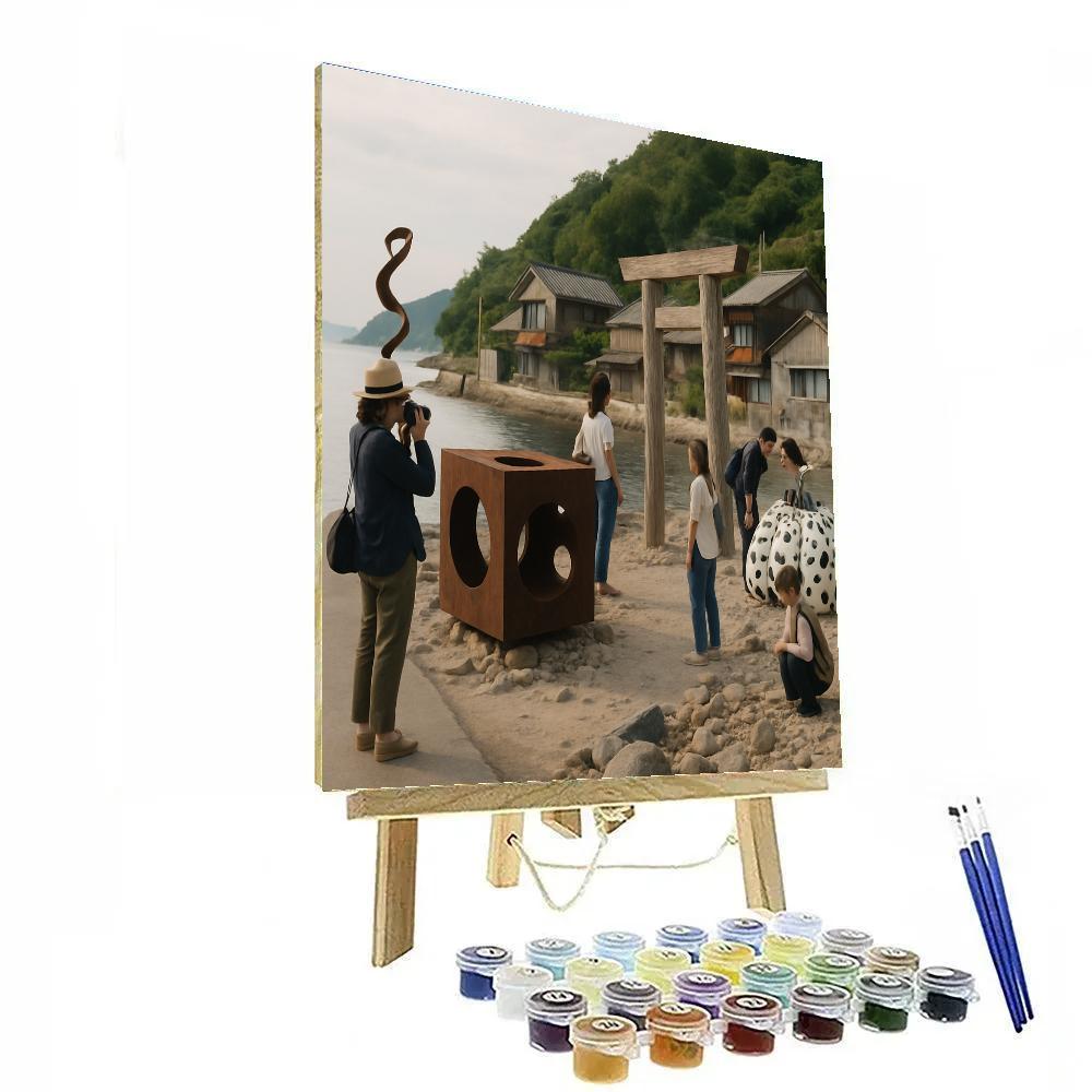 Setouchi Triennale Island Art Festival Paint by numbers art