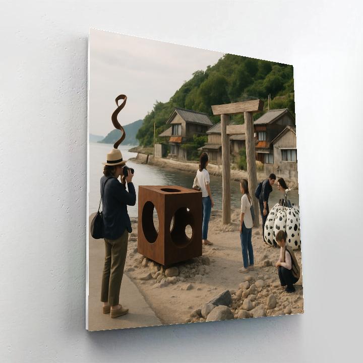 Setouchi Triennale Island Art Festival Paint by numbers art