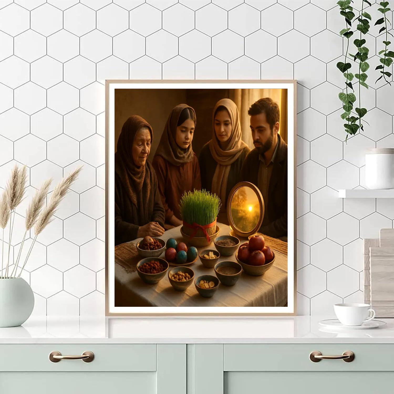 Nowruz Haft Seen Table Celebration Paint by numbers kits