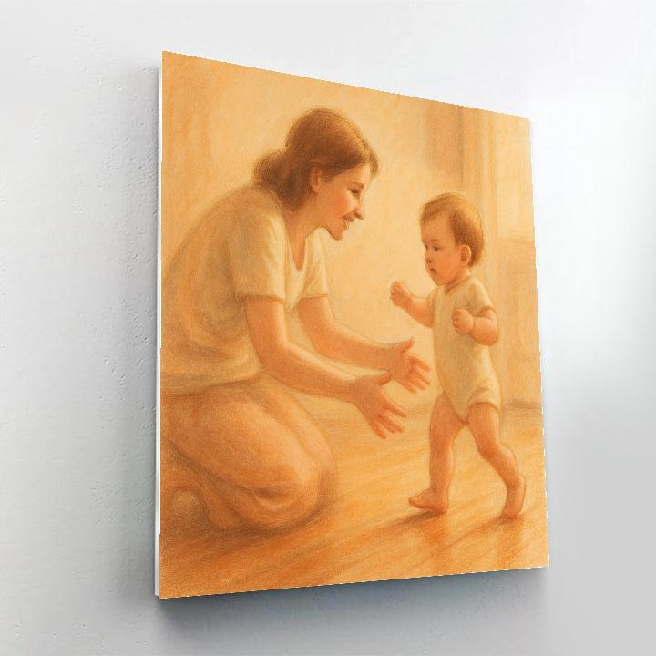 First Steps Of Trust And Care Paint by numbers kits