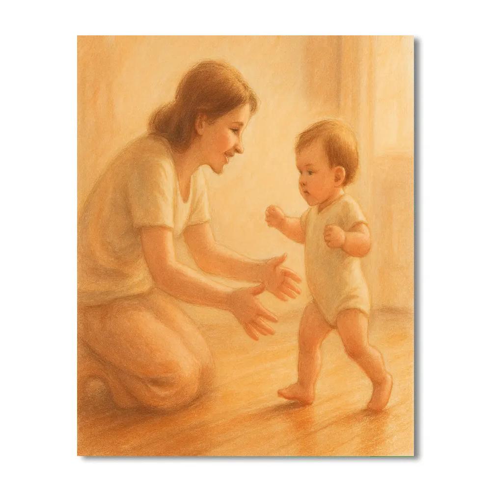 First Steps Of Trust And Care Paint by numbers kits