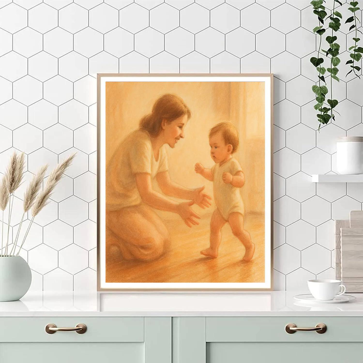 First Steps Of Trust And Care Paint by numbers kits