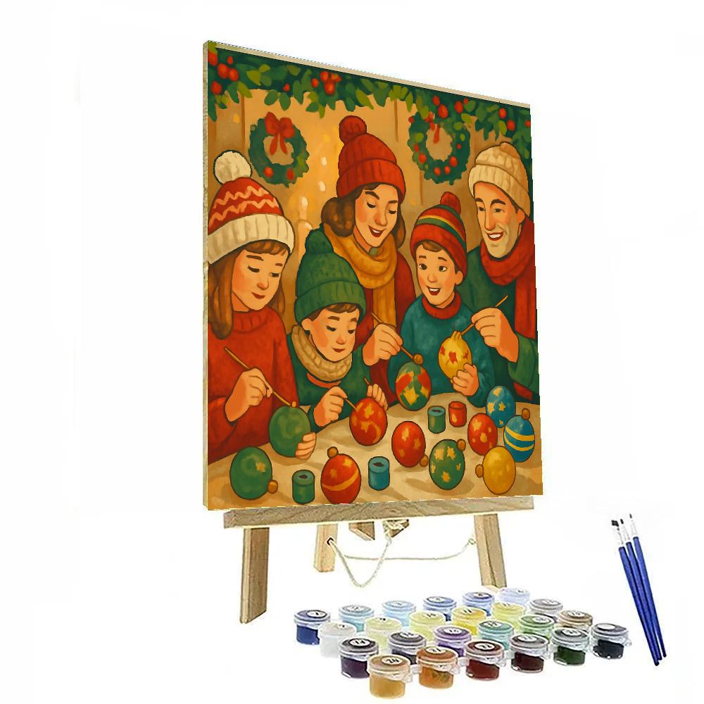 Ornament Workshop Whimsy DIY paint by numbers