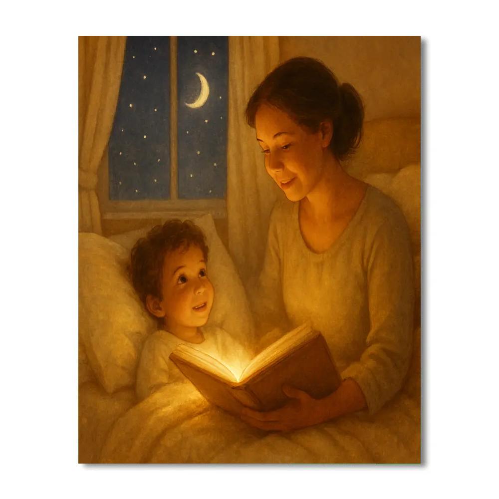 Cozy Bedtime Stories And Dreams paint by color