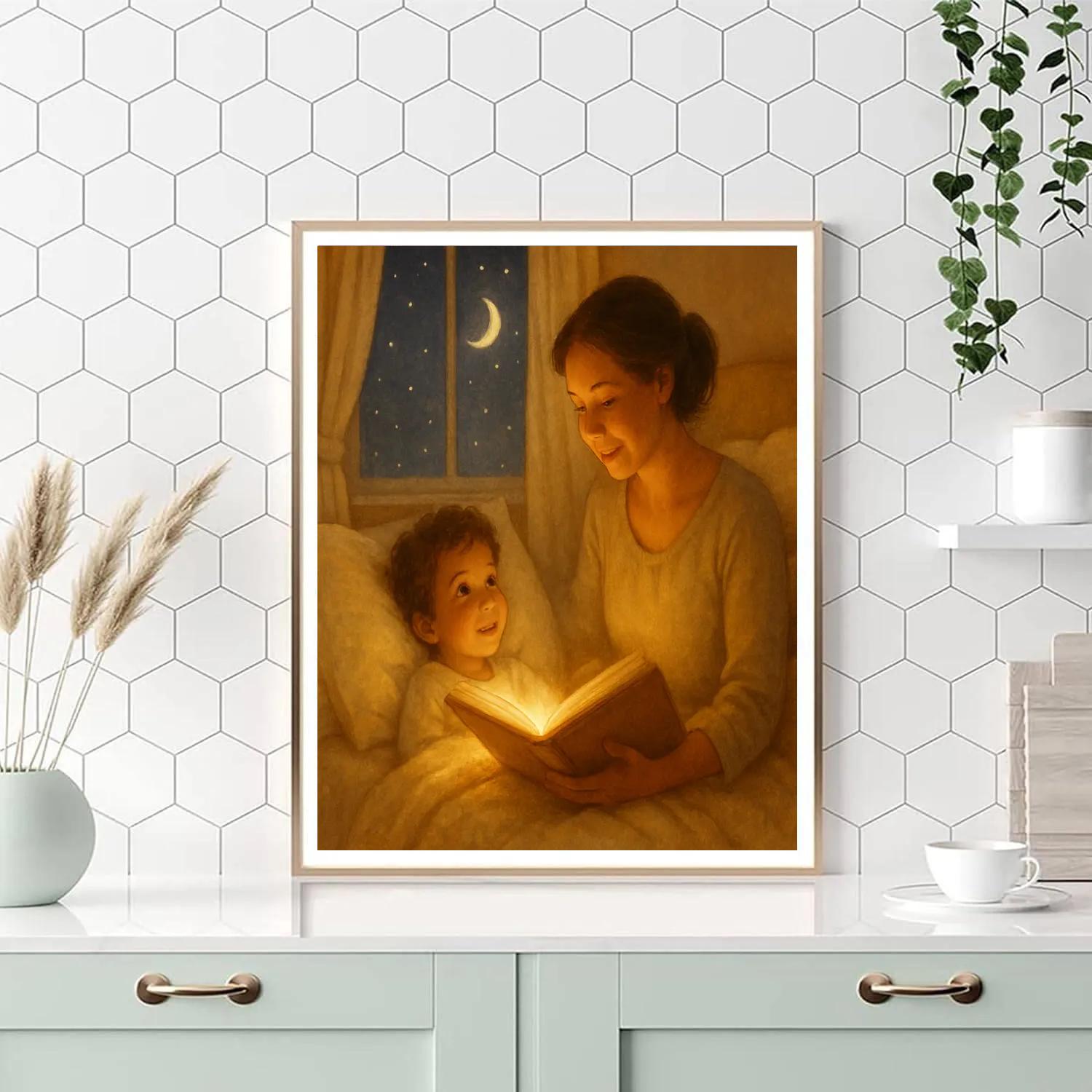 Cozy Bedtime Stories And Dreams paint by color
