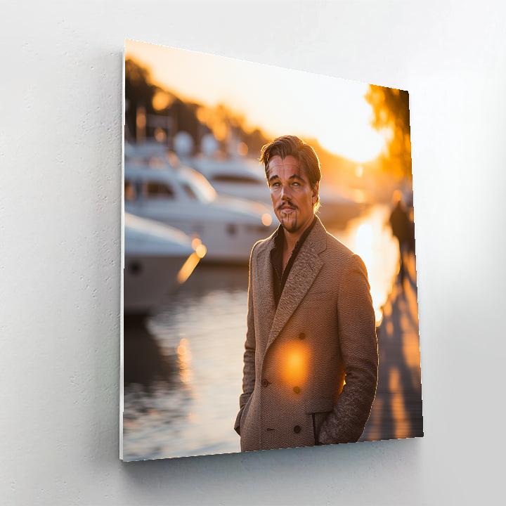 Leonardo DiCaprio: Tides Of Ambition And Salted Sun paint by numbers