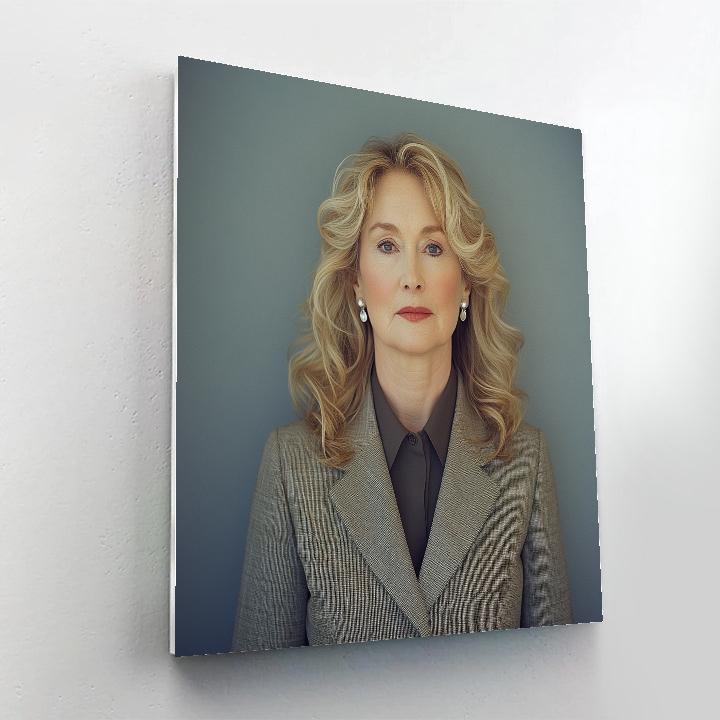 Meryl Streep: The Chameleons Quiet Mastery paint by color