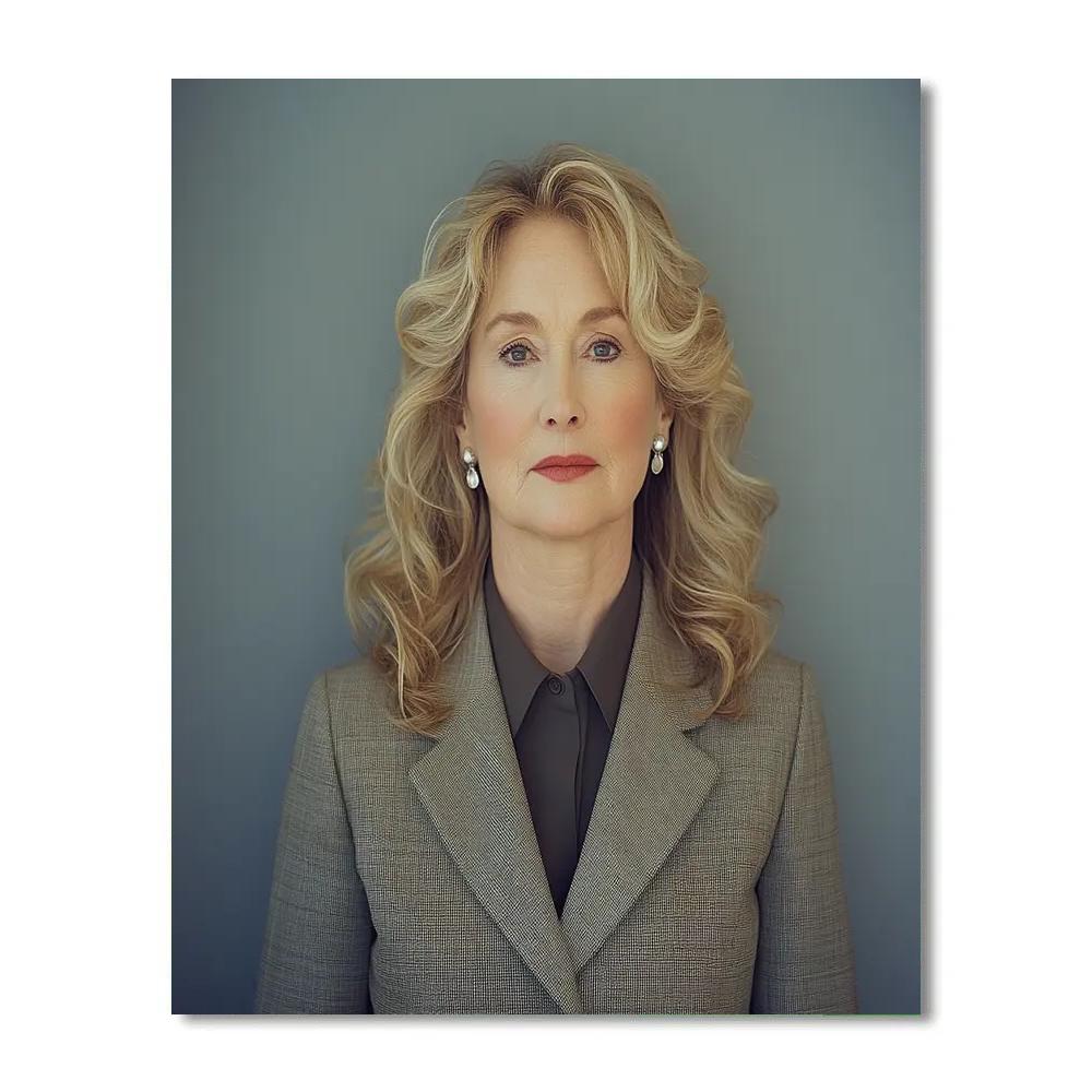 Meryl Streep: The Chameleons Quiet Mastery paint by color