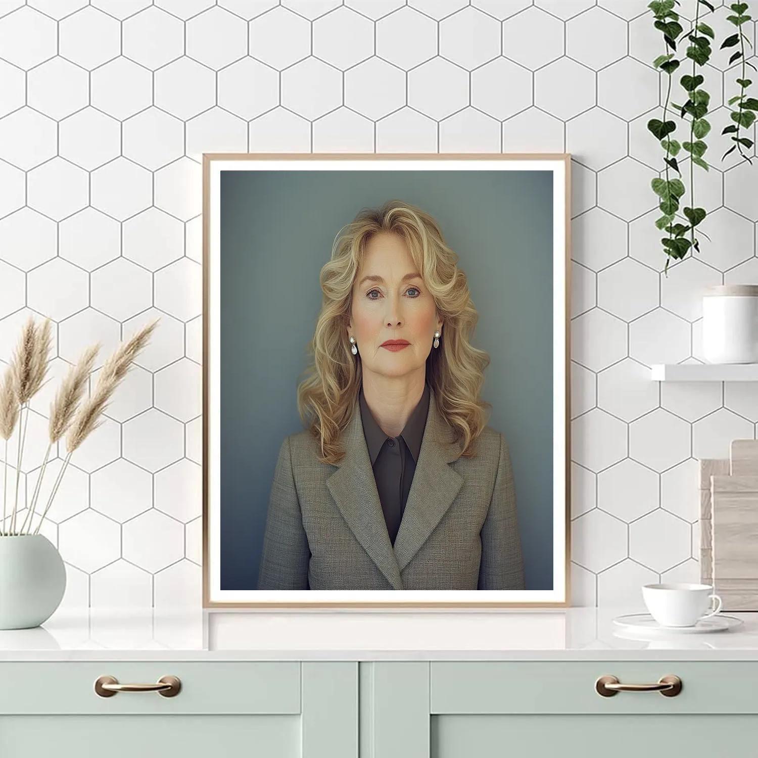 Meryl Streep: The Chameleons Quiet Mastery paint by color