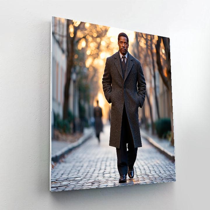 Denzel Washington: Streets Of Steadfast Resolve DIY paint by numbers