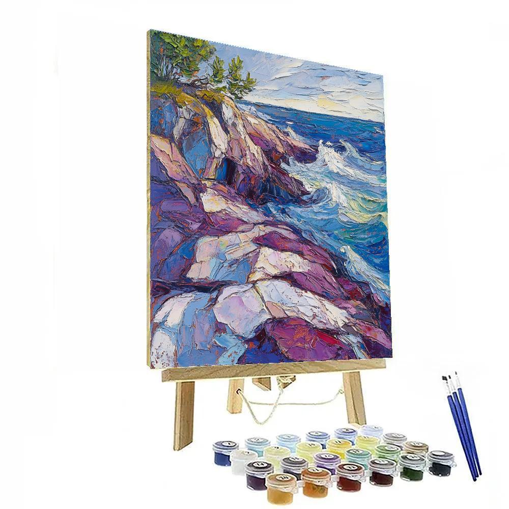 Arthur Lismer Inspired September Gale Over Rock Channels Painting by numbers kit