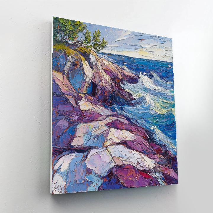 Arthur Lismer Inspired September Gale Over Rock Channels Painting by numbers kit