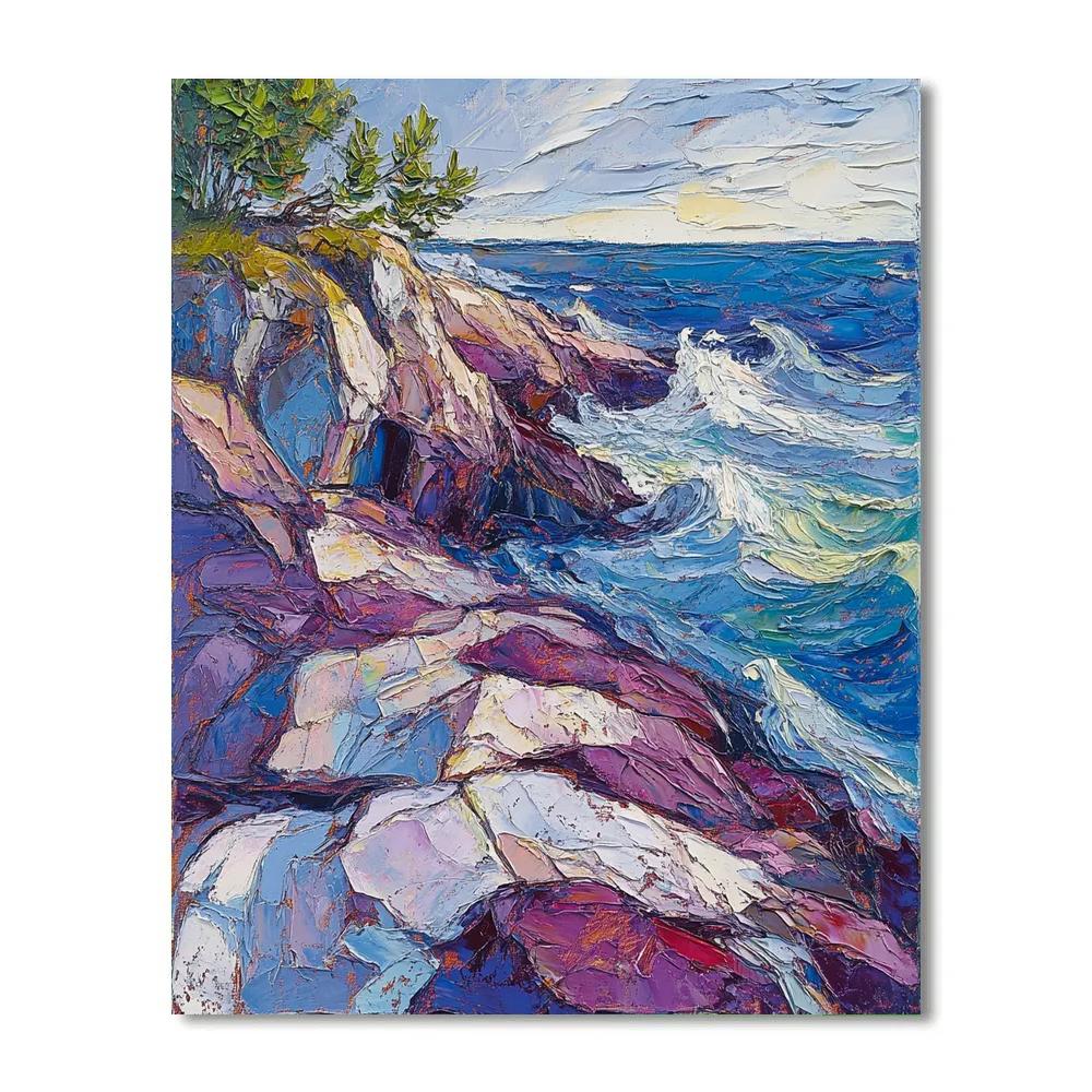Arthur Lismer Inspired September Gale Over Rock Channels Painting by numbers kit