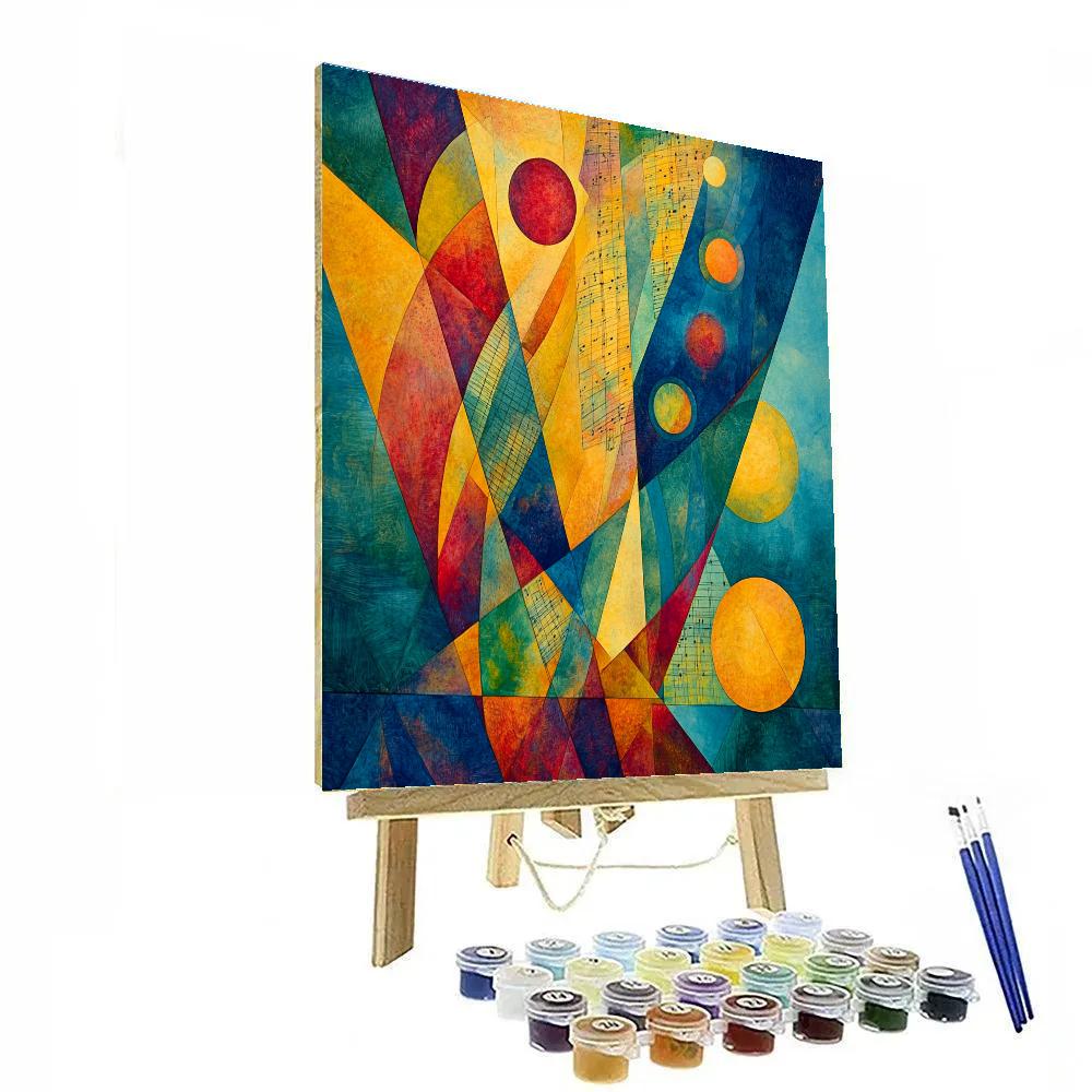 Wassily Kandinsky Inspired Cosmic Orchestra painting number kit