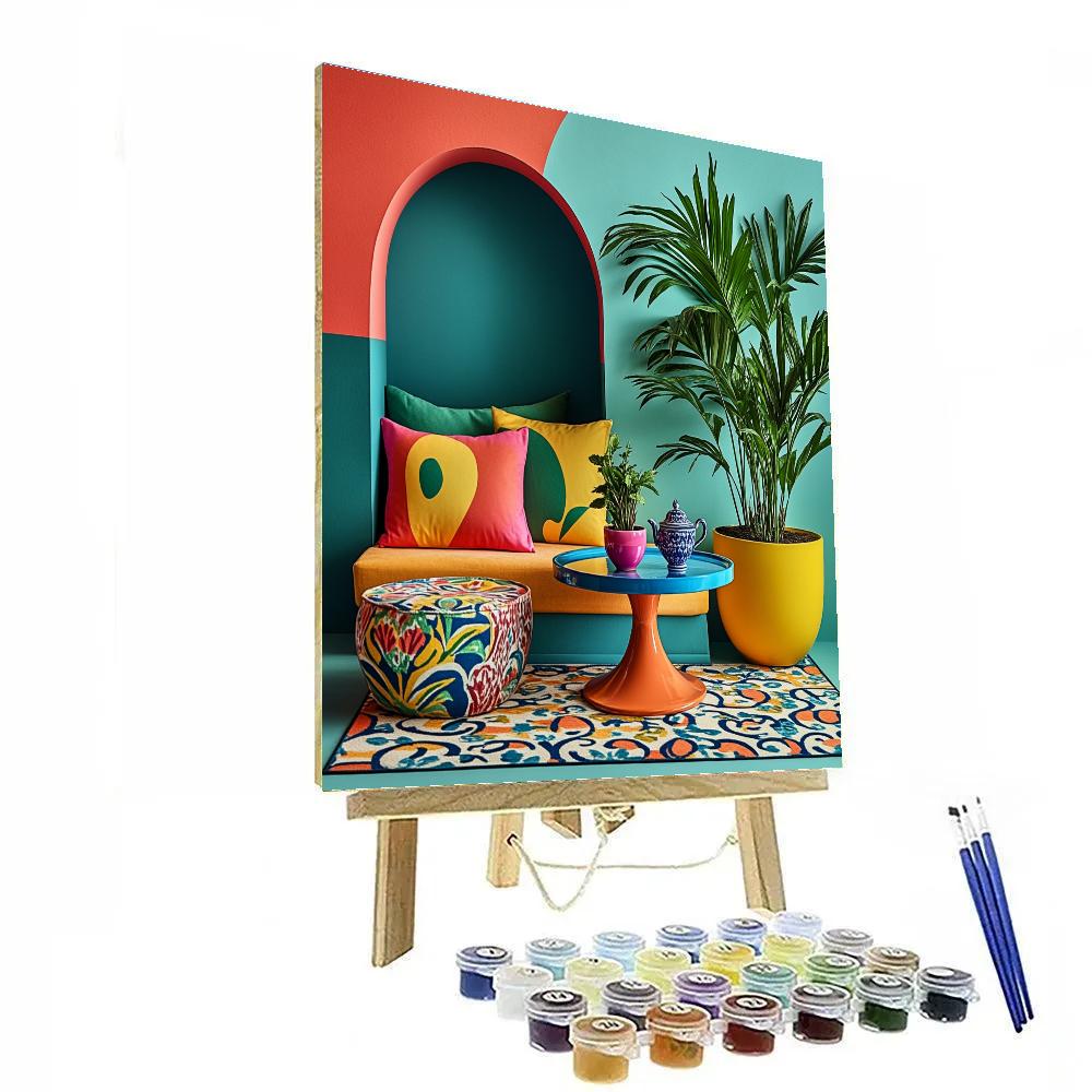 Henri Matisse Inspired Garden Tea paint by number