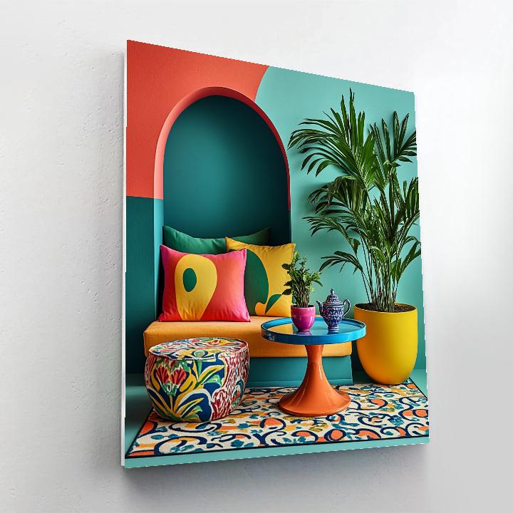 Henri Matisse Inspired Garden Tea paint by number