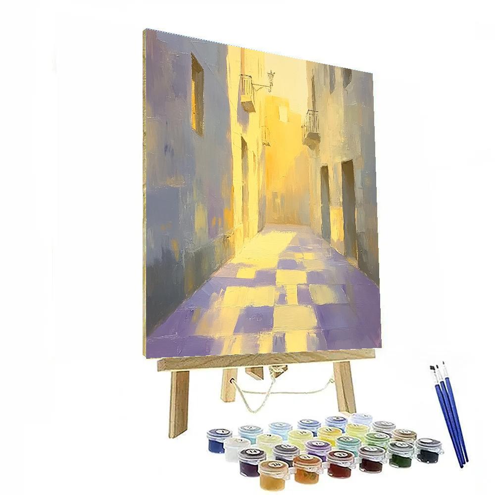 Claude Monet Inspired Rouen Light Study Morning Haze Numbered painting kits