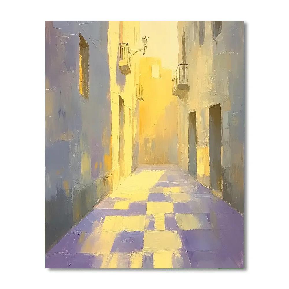 Claude Monet Inspired Rouen Light Study Morning Haze Numbered painting kits