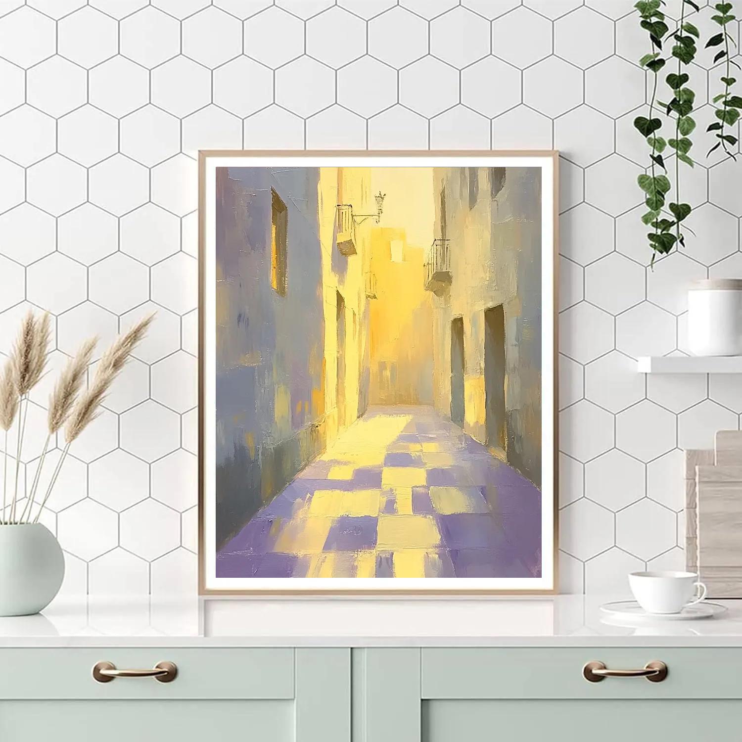 Claude Monet Inspired Rouen Light Study Morning Haze Numbered painting kits